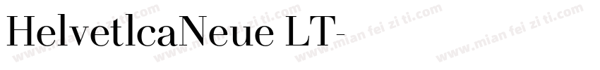 HelvetlcaNeue LT字体转换